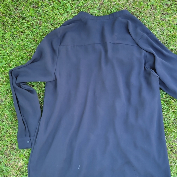 Stork&Babe black maternity sheer top - Picture 5 of 6